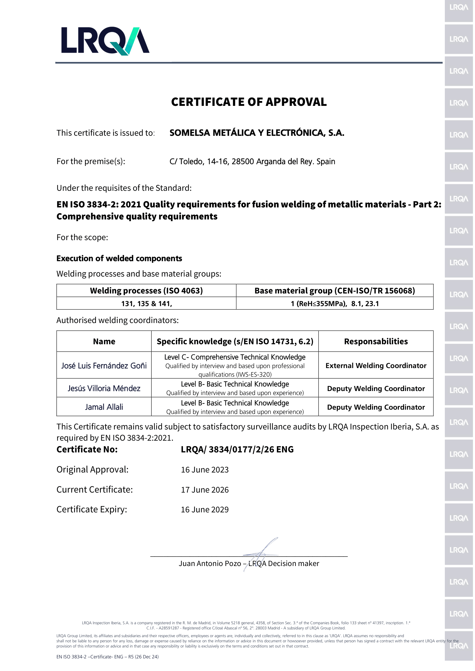 Vista previa de EN ISO 3834-2:2021